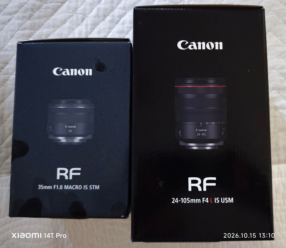 Kit Canon EOS R6 + RF 24-105mm f/4 L IS + RF 24-105mm f/1.8 Photos/Video/TV