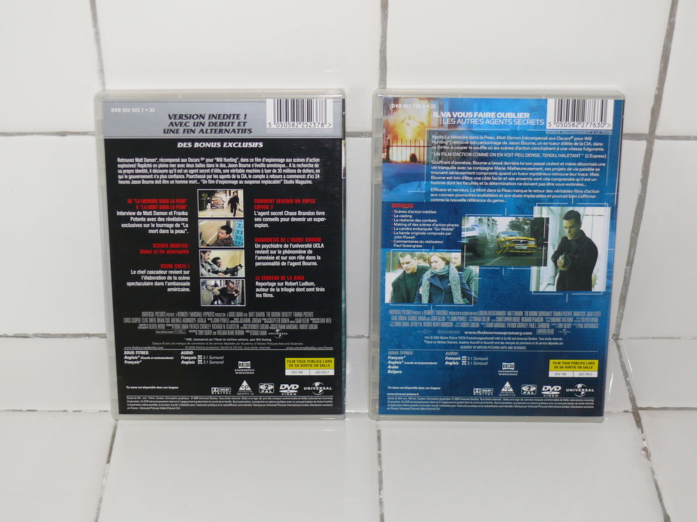 DVD : Saga "La m&eacute;moire dans la peau" DVD et blu-ray