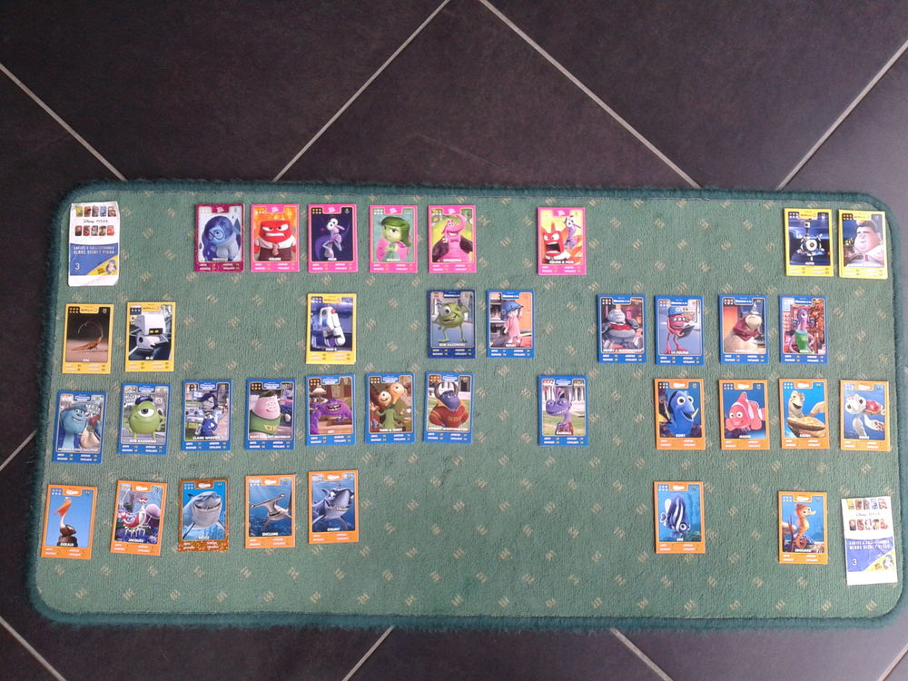 Cartes Auchan Disney Pixar H&eacute;ros Disney Pixar 