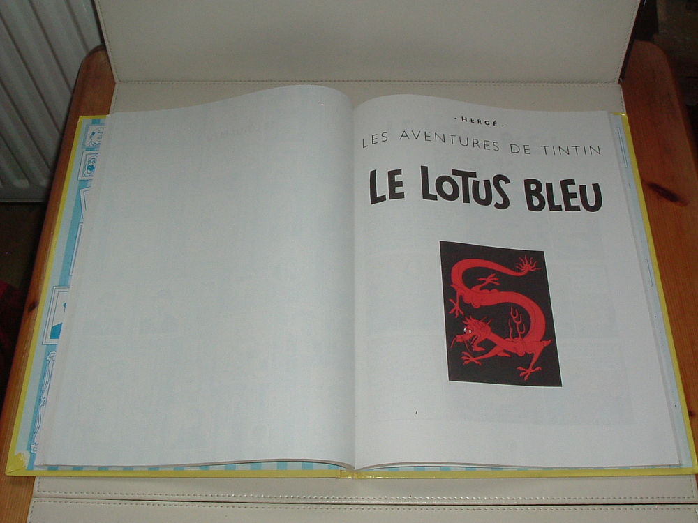 Double Album Tintin " Les Cigares du Pharaons " et " Le Lotu Livres et BD