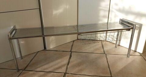 �tag�re m�tallique chrom� avec tiroir coulissant 12 Reims (51)