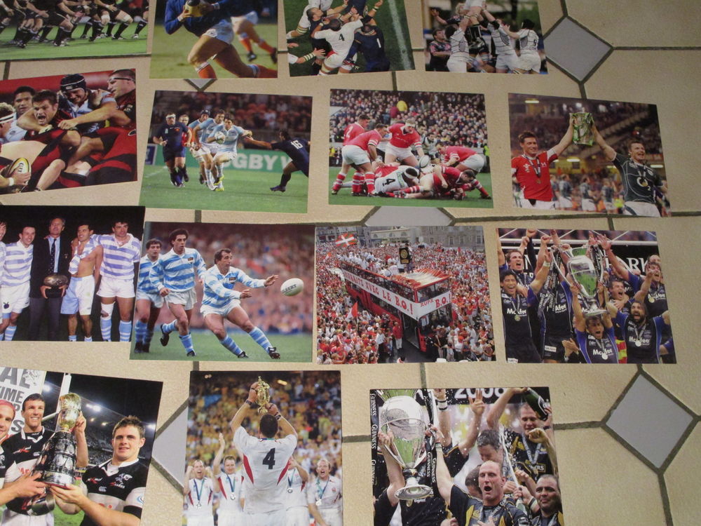 lot 16 fiches rugby internationnal"LOMU- PORTA-BLANCO-PELOUS 