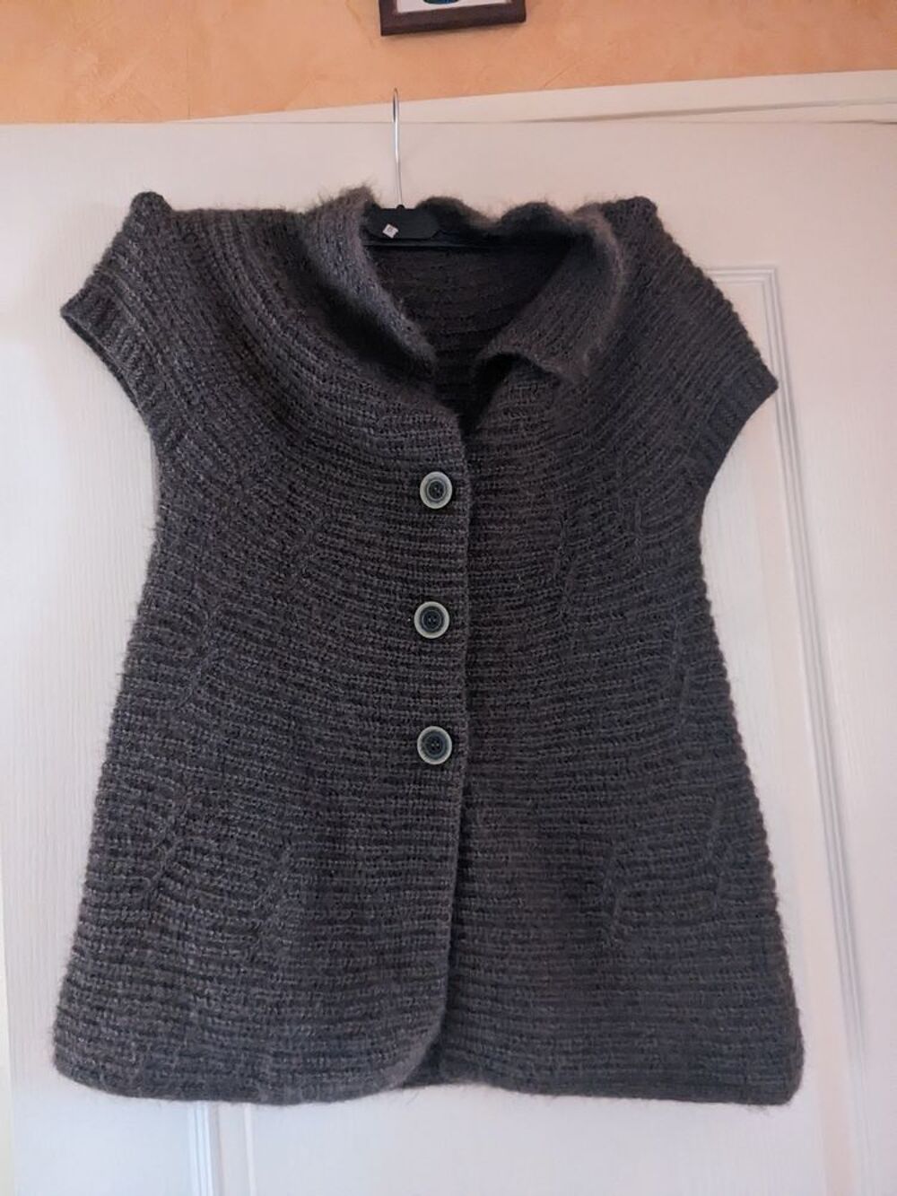Veste laine sans manches Vêtements