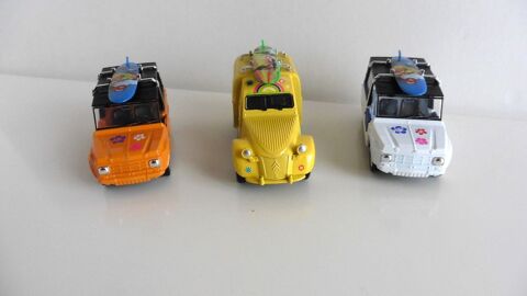 3 Citro�ns planche de Surf 1/34 marque Welly 25 Talant (21)