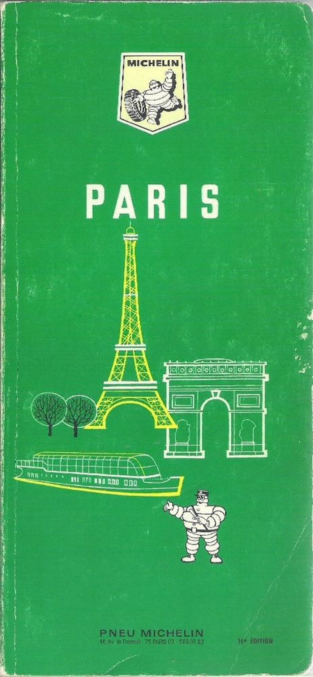 Guide Vert Michelin &quot;Paris&quot; Livres et BD