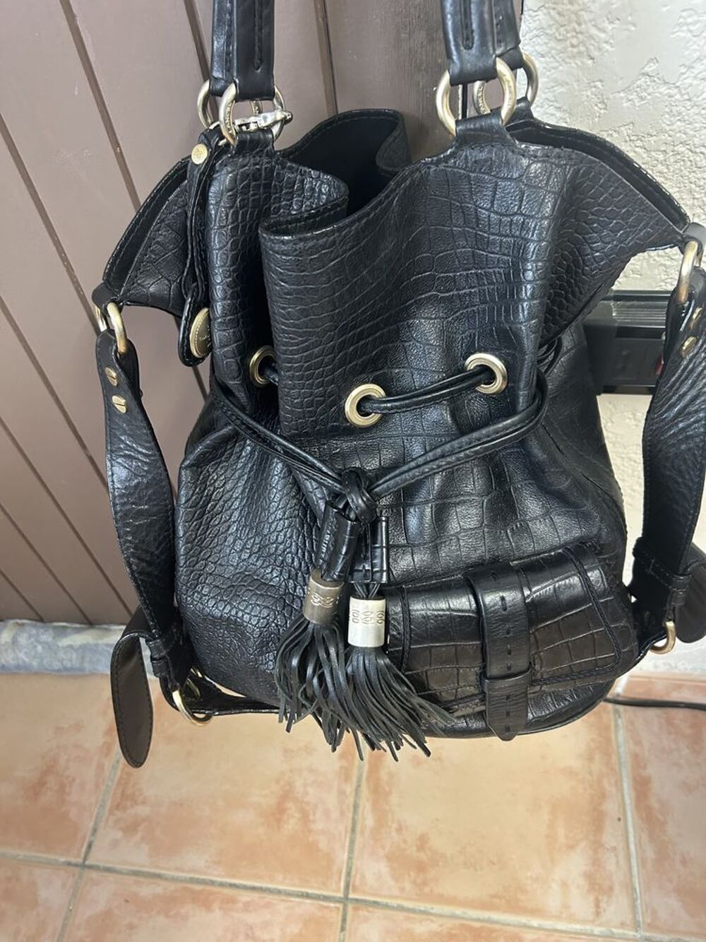 SAC LANCEL GRAND MOD&Egrave;LE PREMIER FLIRT CUIR FA&Ccedil;ONNE Maroquinerie