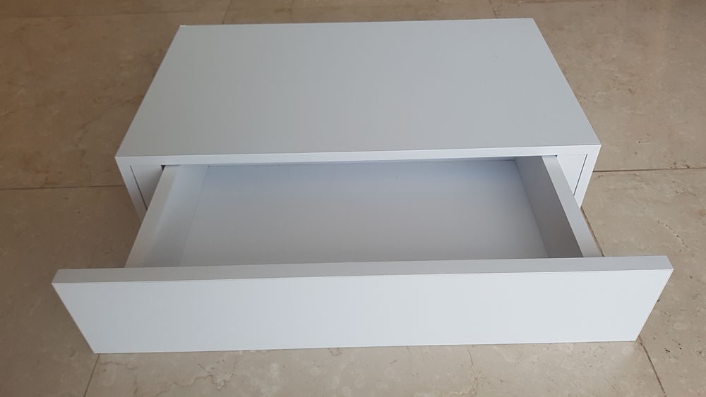 Etag&egrave;re tiroir blanc mat, L.40 x H.8 x P.25 cm, Leroy-Merlin Meubles