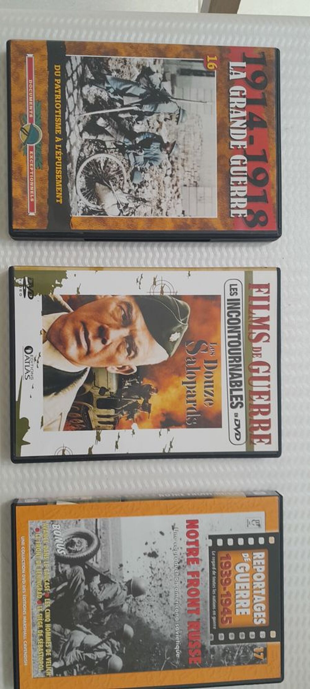 films sur les guerres DVD et blu-ray