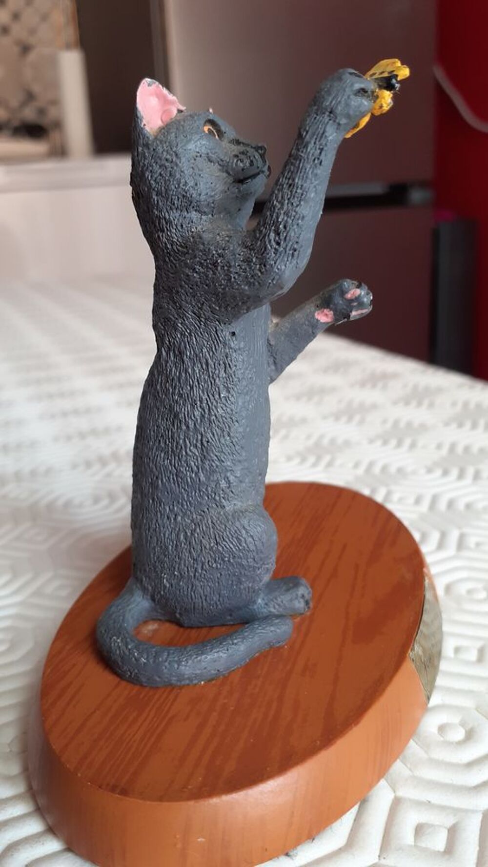 4 statuettes chats Décoration