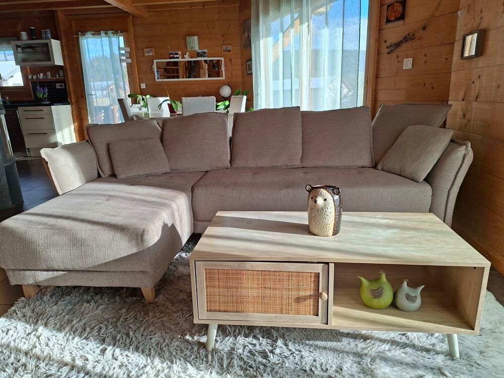 Canap&eacute; d angle et meuble TV Meubles