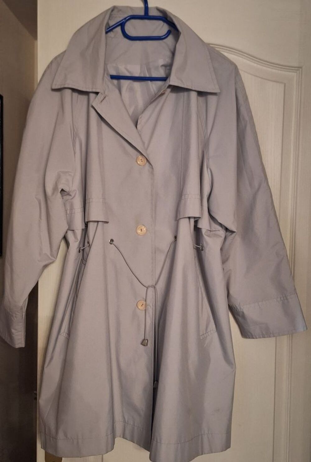 TRENCH gris clair Vtements