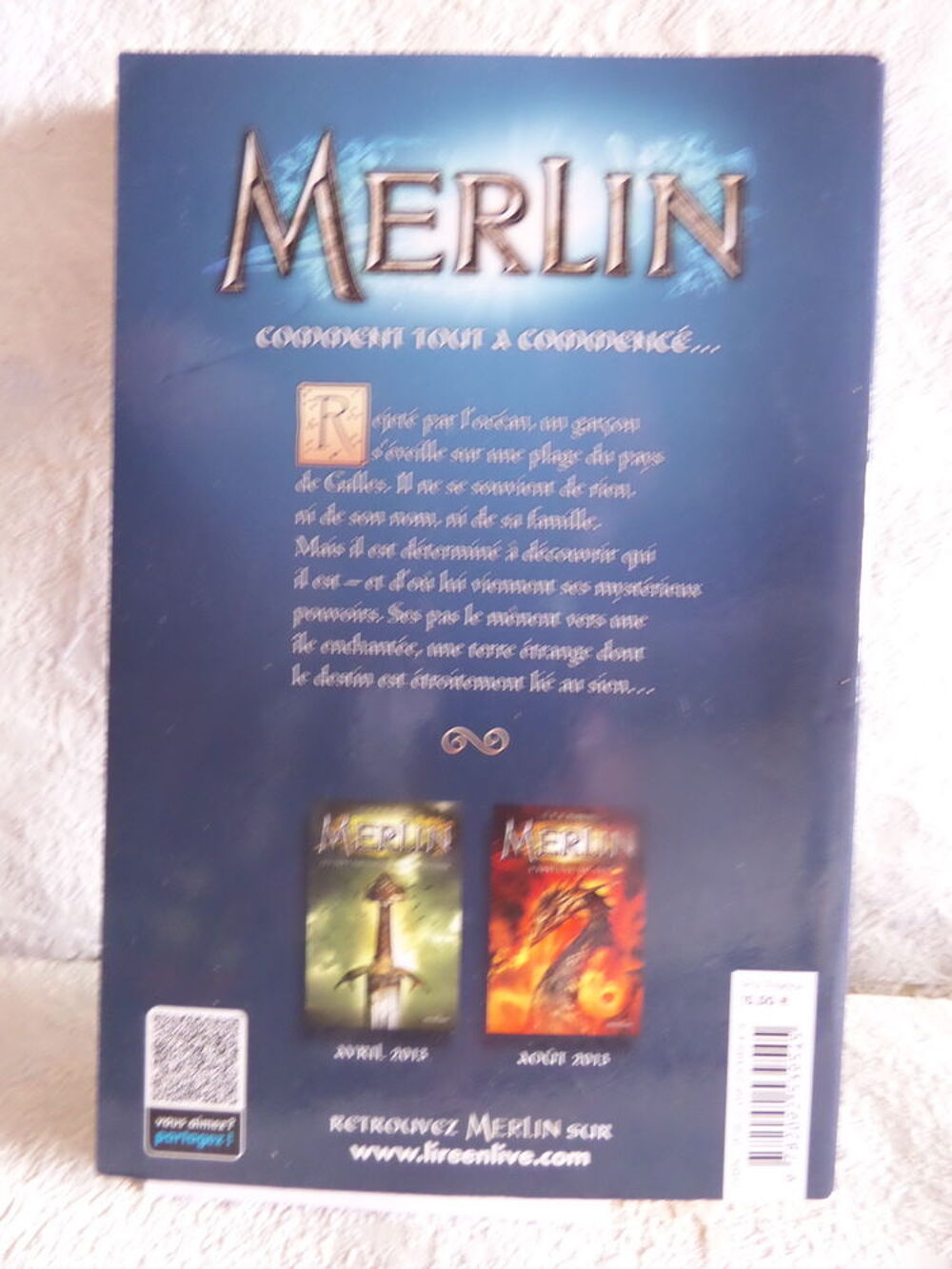 Merlin - cycle 2 Tome 1 : le dragon d'Avalon il y as 6 vol Livres et BD