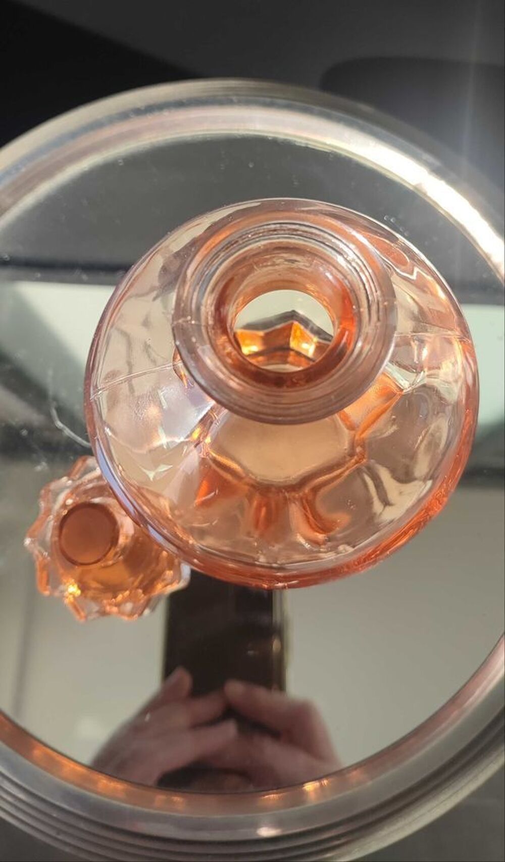 Carafe+Art+D&eacute;co+Verre+Rosaline+(1930-1940) 