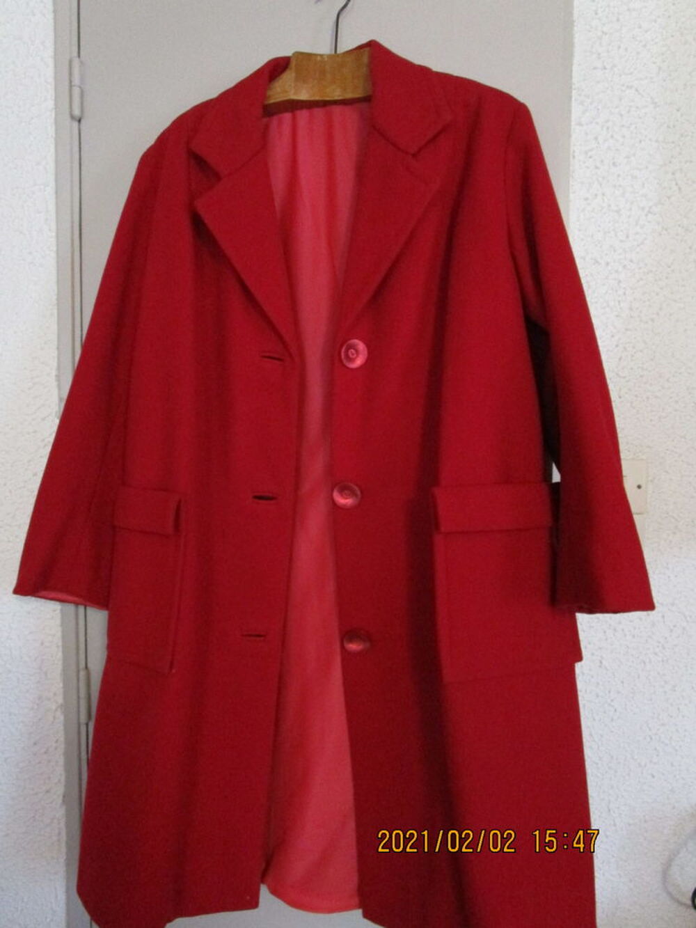 Beau manteau doubl&eacute; Vtements