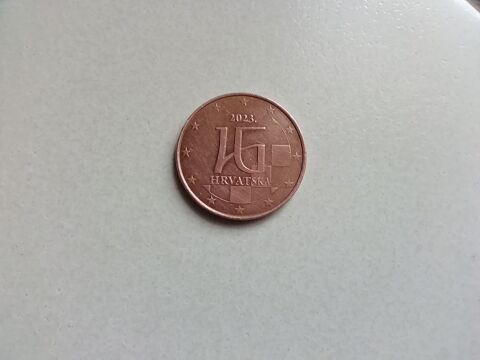Pièce Croatie, 5cts, 2023 état neuf 1 Noyelles-lès-Vermelles (62)