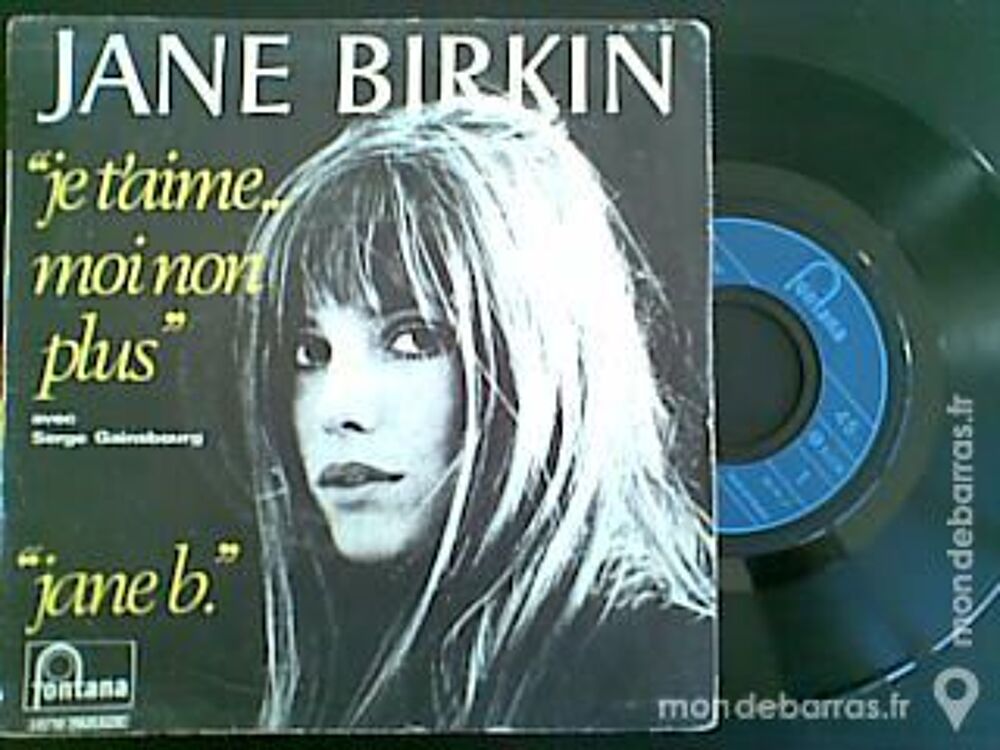 Jane BIRKIN : je t'aime moi non plus CD et vinyles