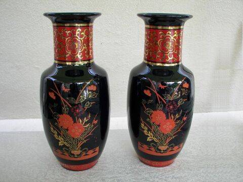 Vase décor asiatique 50 Cagnes-sur-Mer (06)