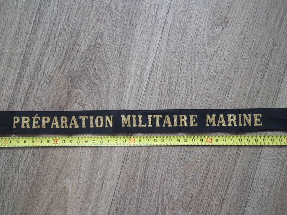 bande de bachi marine pr&eacute;paration militaire marine insigne 