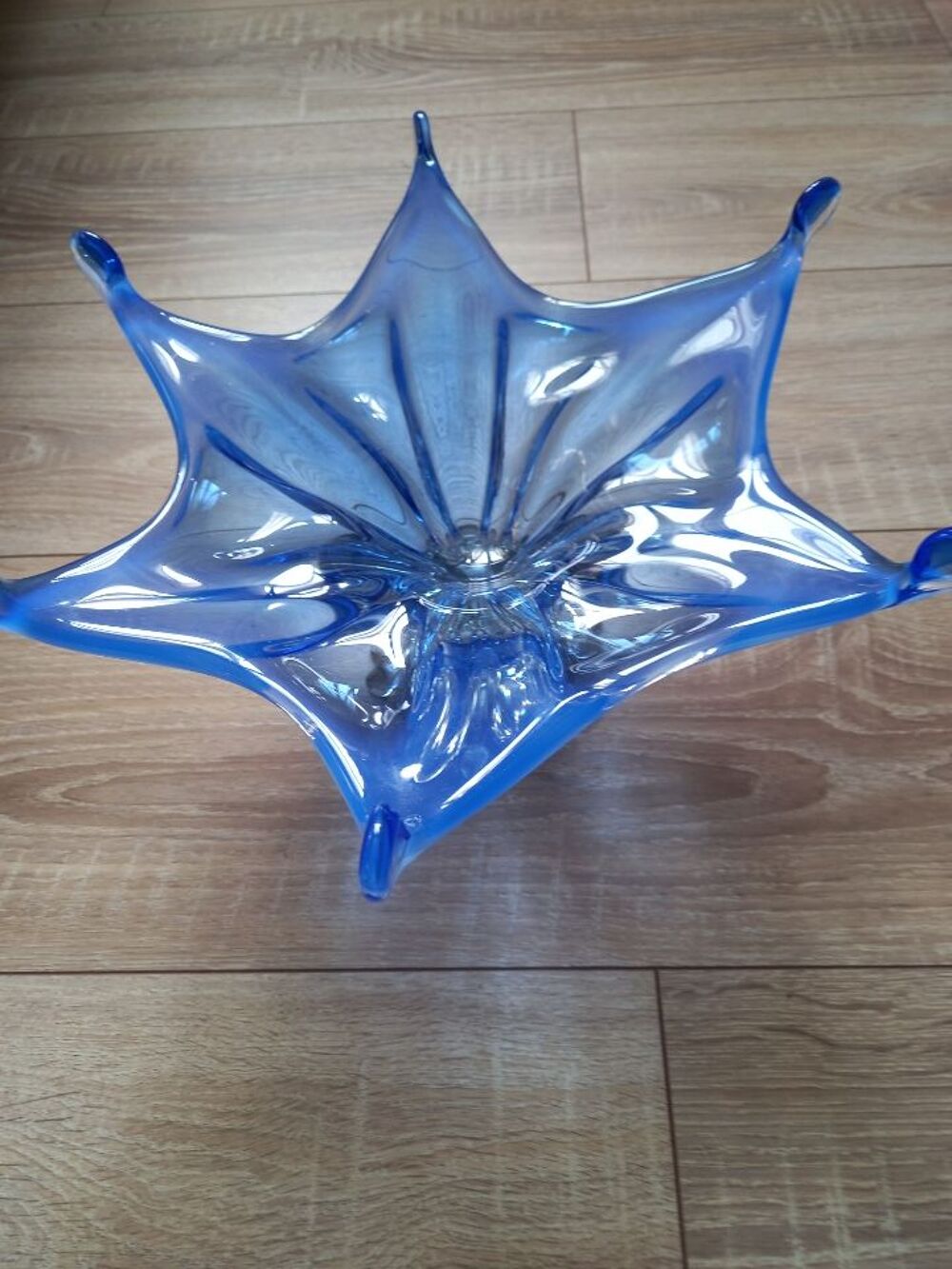 Coupe &agrave; fruit bleue Décoration