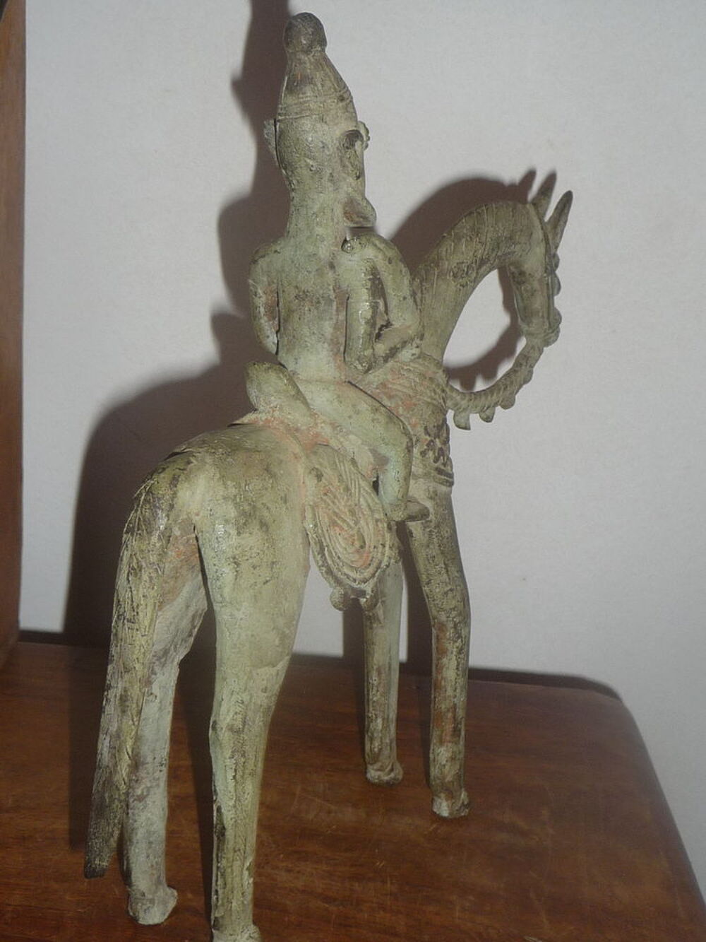 ART AFRICAIN
CAVALIER DOGON SUR SON CHEVAL
BRONZE DOGON 