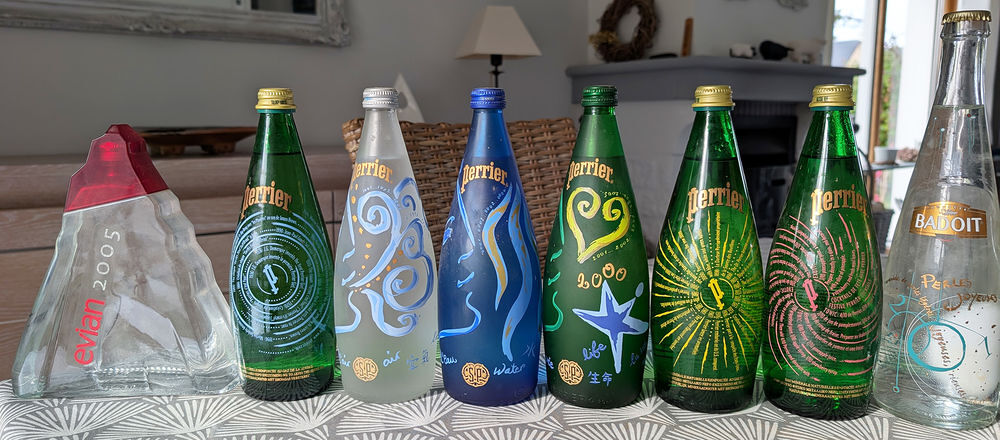 Bouteille d'eau min&eacute;rale pour collection 