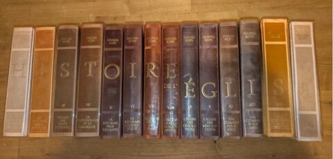 Collection 14 volumes Histoire de l'Eglise - Daniel Rops 80 Ribes (07)