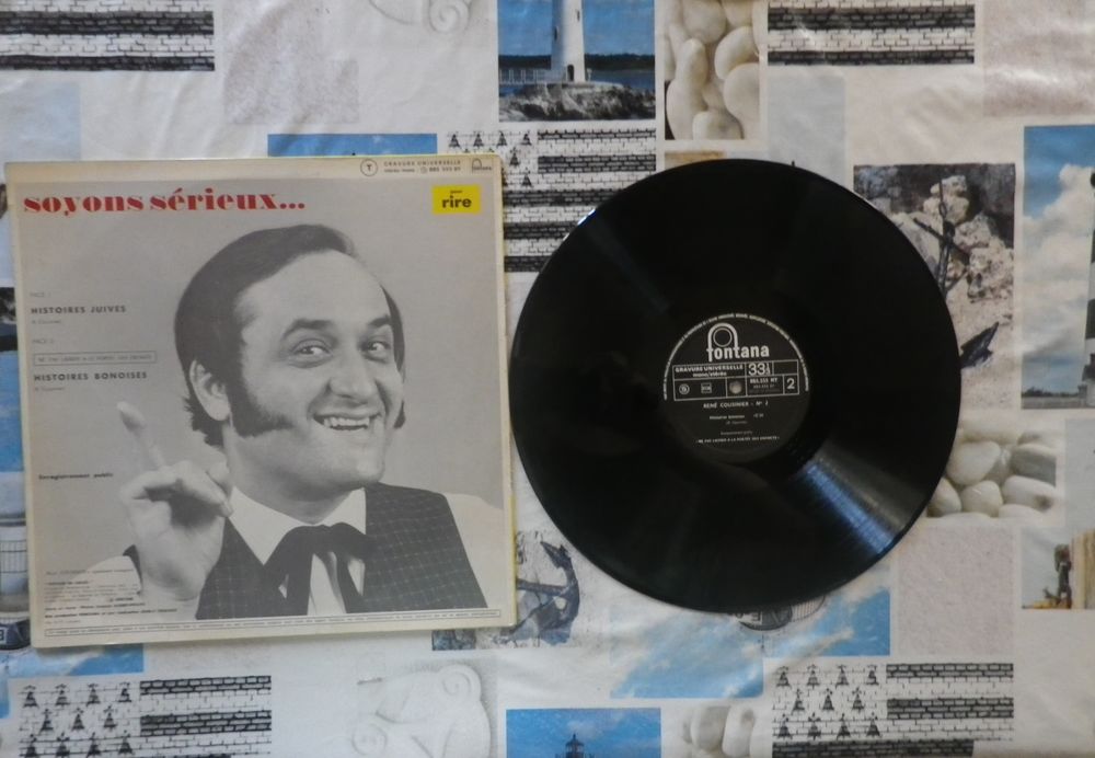 Ren&eacute; COUSINIER "SOYONS SERIEUX Histoires juives, histoires b CD et vinyles