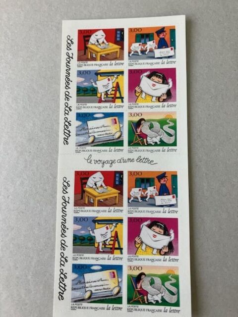 Carnet de 12 timbres neufs  les journes de la lettre  8 Rochechouart (87)