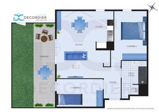  Appartement � vendre 3 pi�ces 61 m�