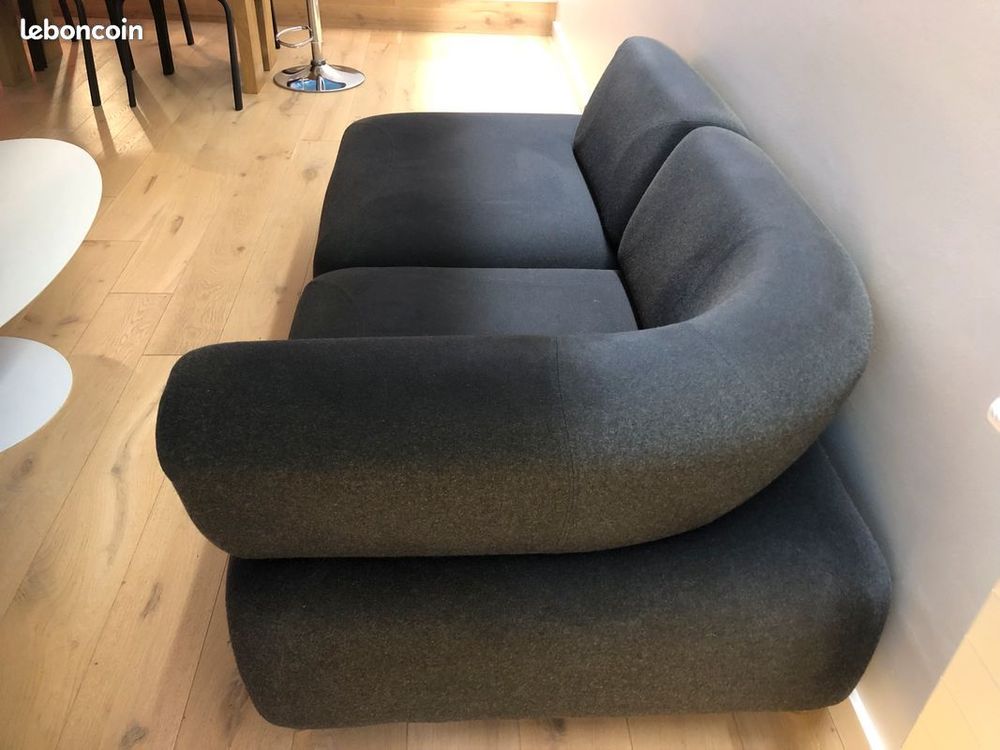 Canap&eacute; gris 3 places, tr&egrave;s bon &eacute;tat, BoConcept, 2 blocs Meubles