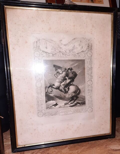 Gravure ancienne NAPOLEON BONAPARTE 50 Cauvignac (33)