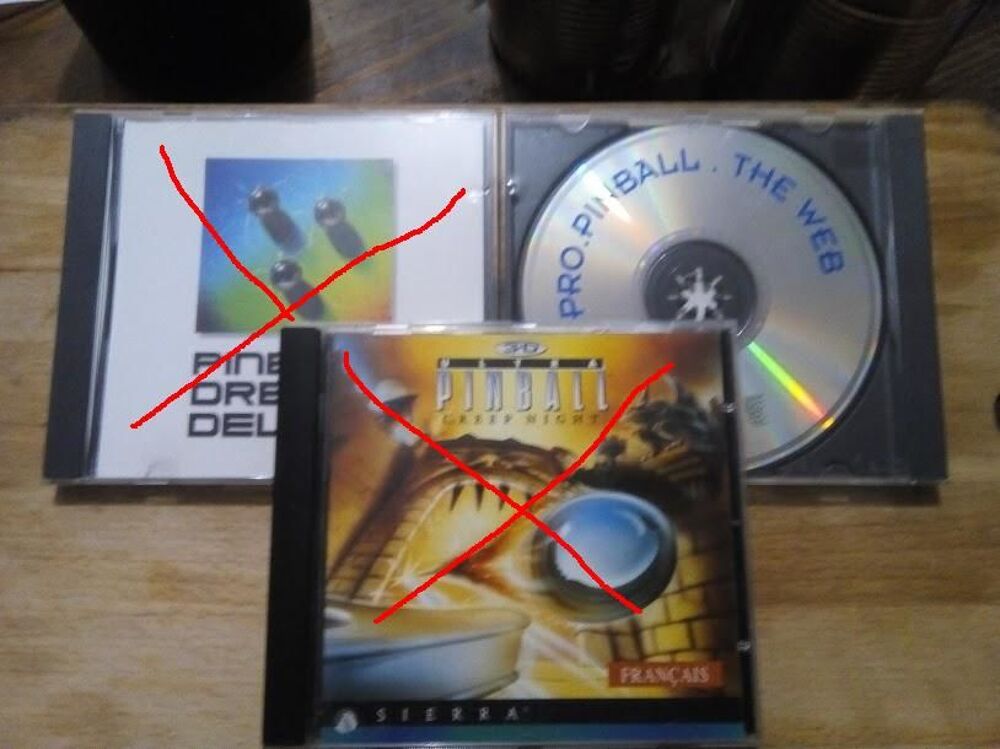 Jeux divers et Pinball en CD 5 € pi&egrave;ce Consoles et jeux vidéos