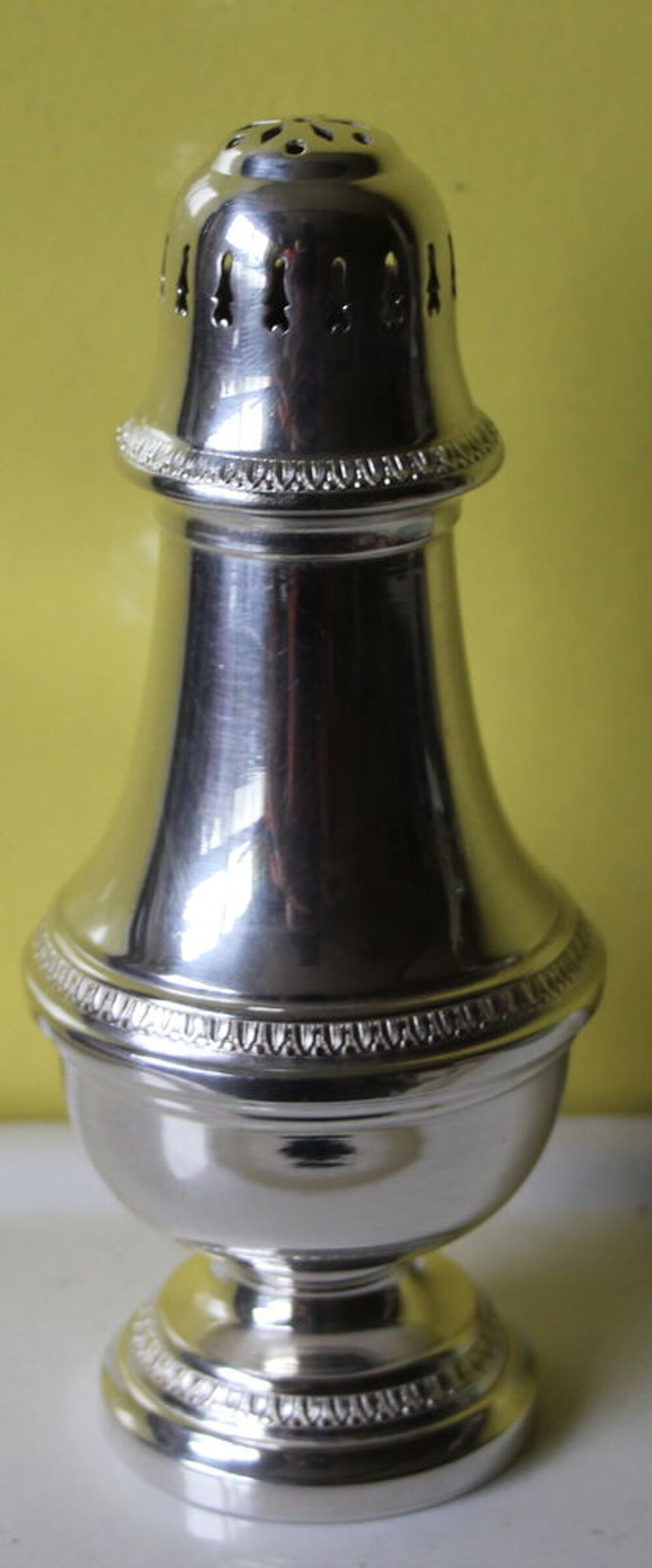 sucrier saupoudreuse m&eacute;tal argent&eacute; Cuisine