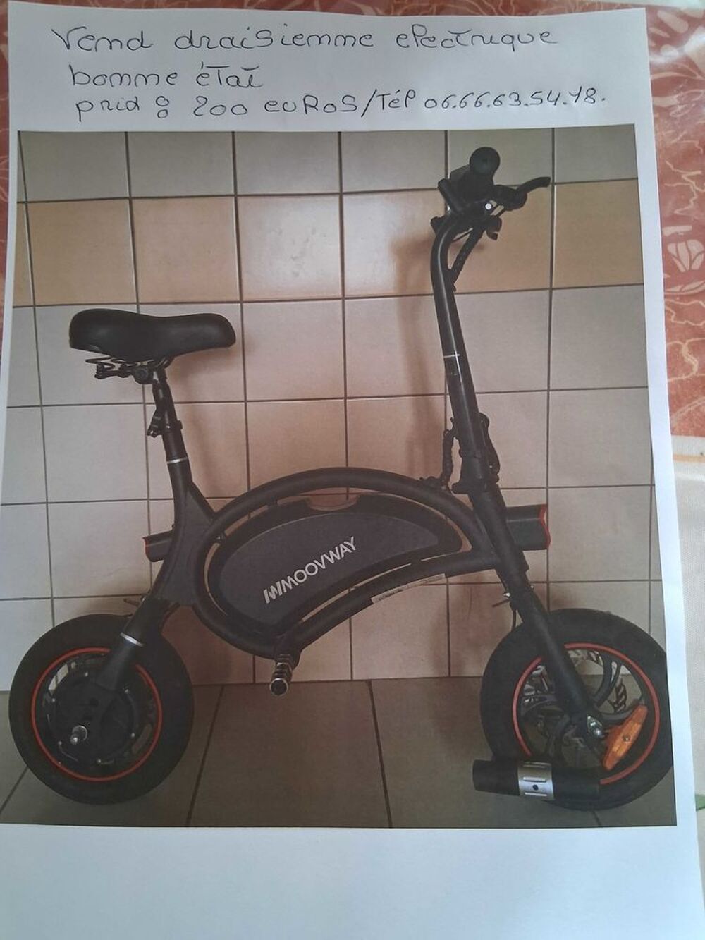 draisienne tr&egrave;s bonne &eacute;tat. V�los