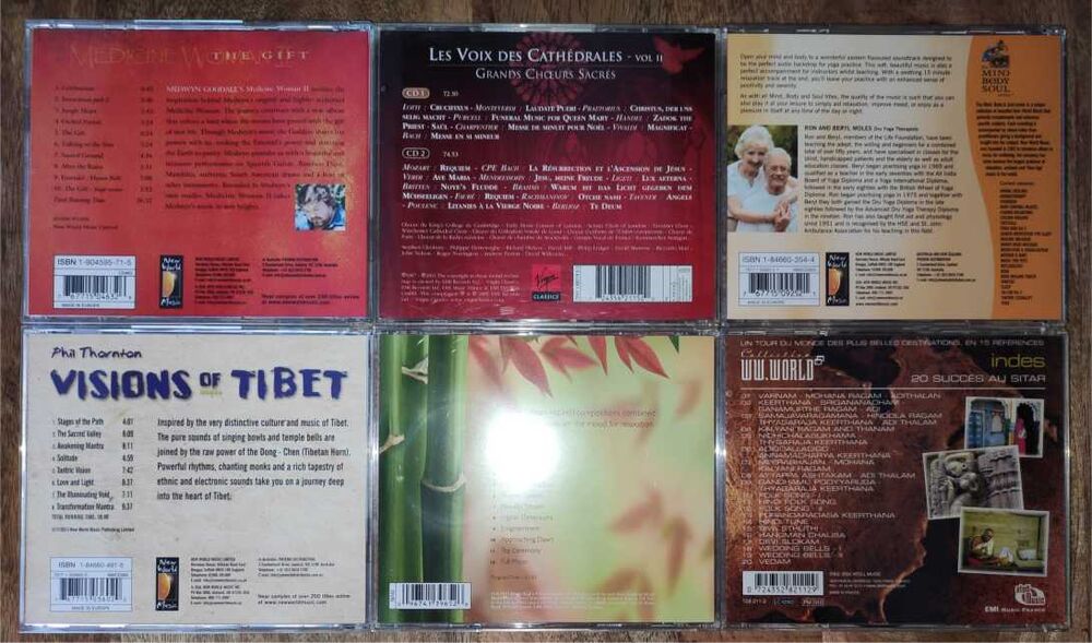 CD Zen Relax Yoga Tranquille Ambiance - Lot de 6 CD et vinyles