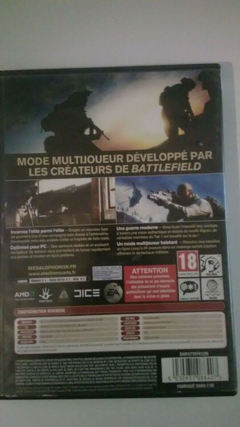 Medal of Honor - PC - FR Consoles et jeux vidéos