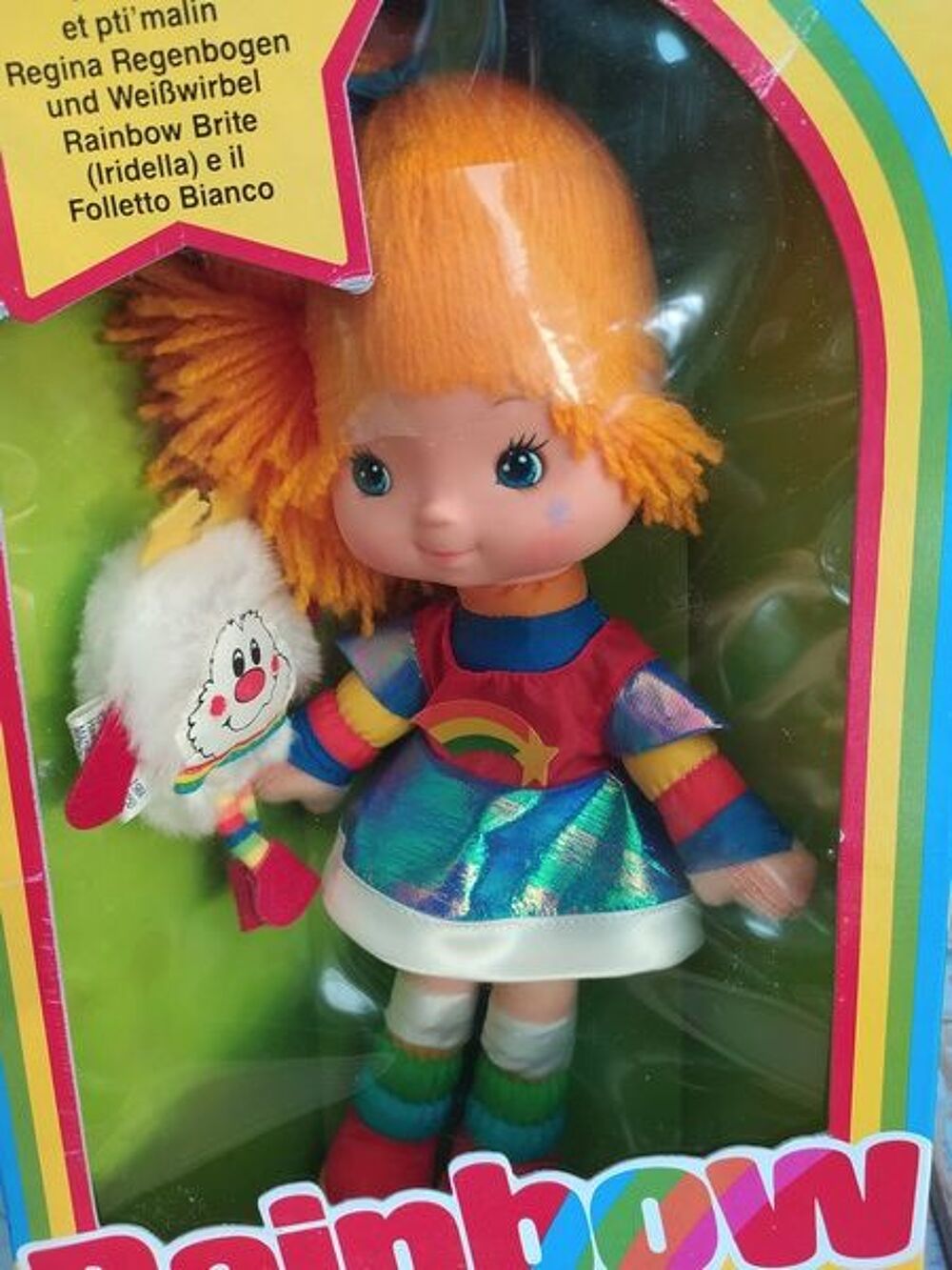 Jouet Vintage Poup&eacute;e Rainbow Brite Blondine 1983 