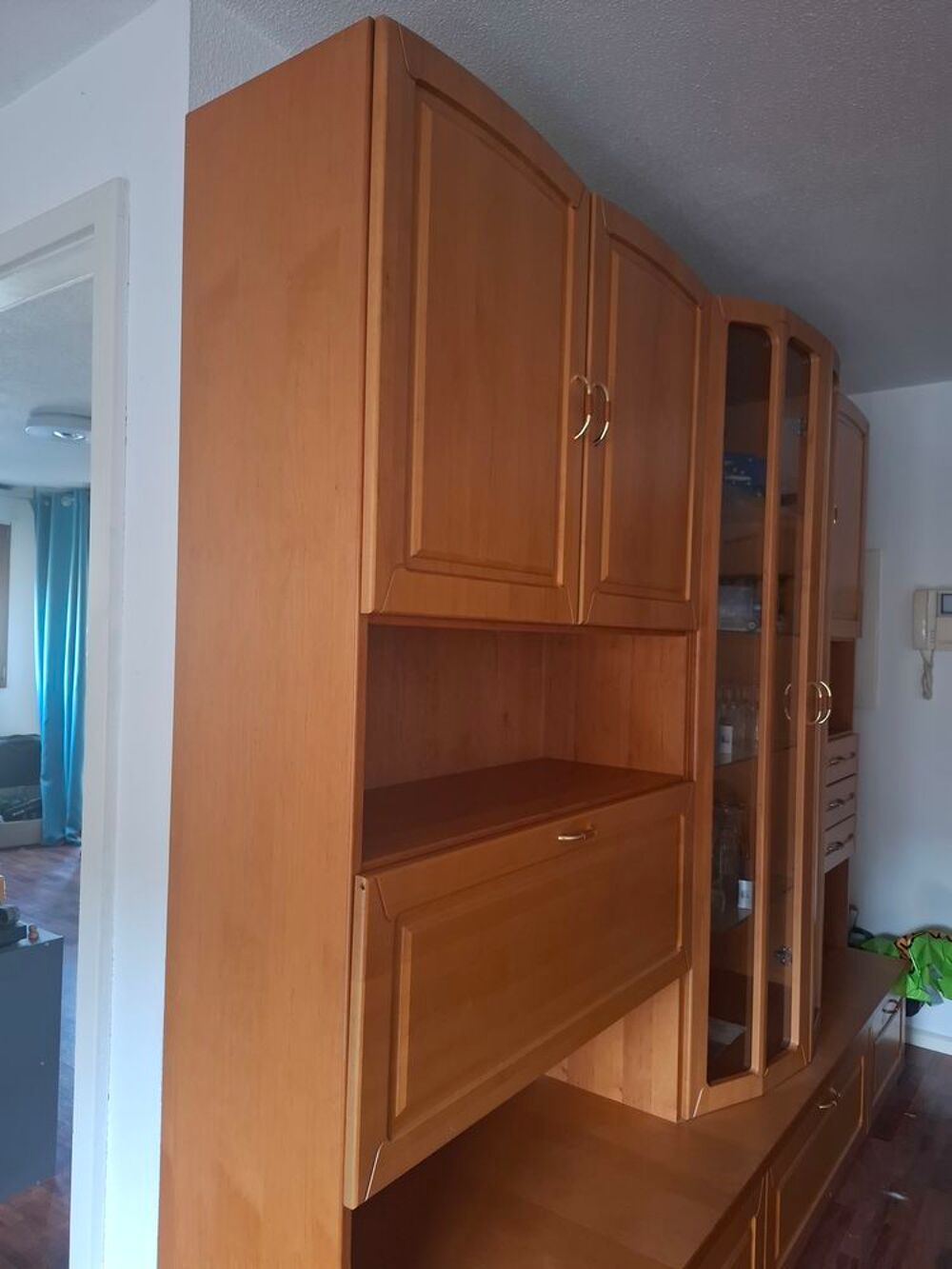 ensemble salle &agrave; manger en bois clair massif / plaq Meubles