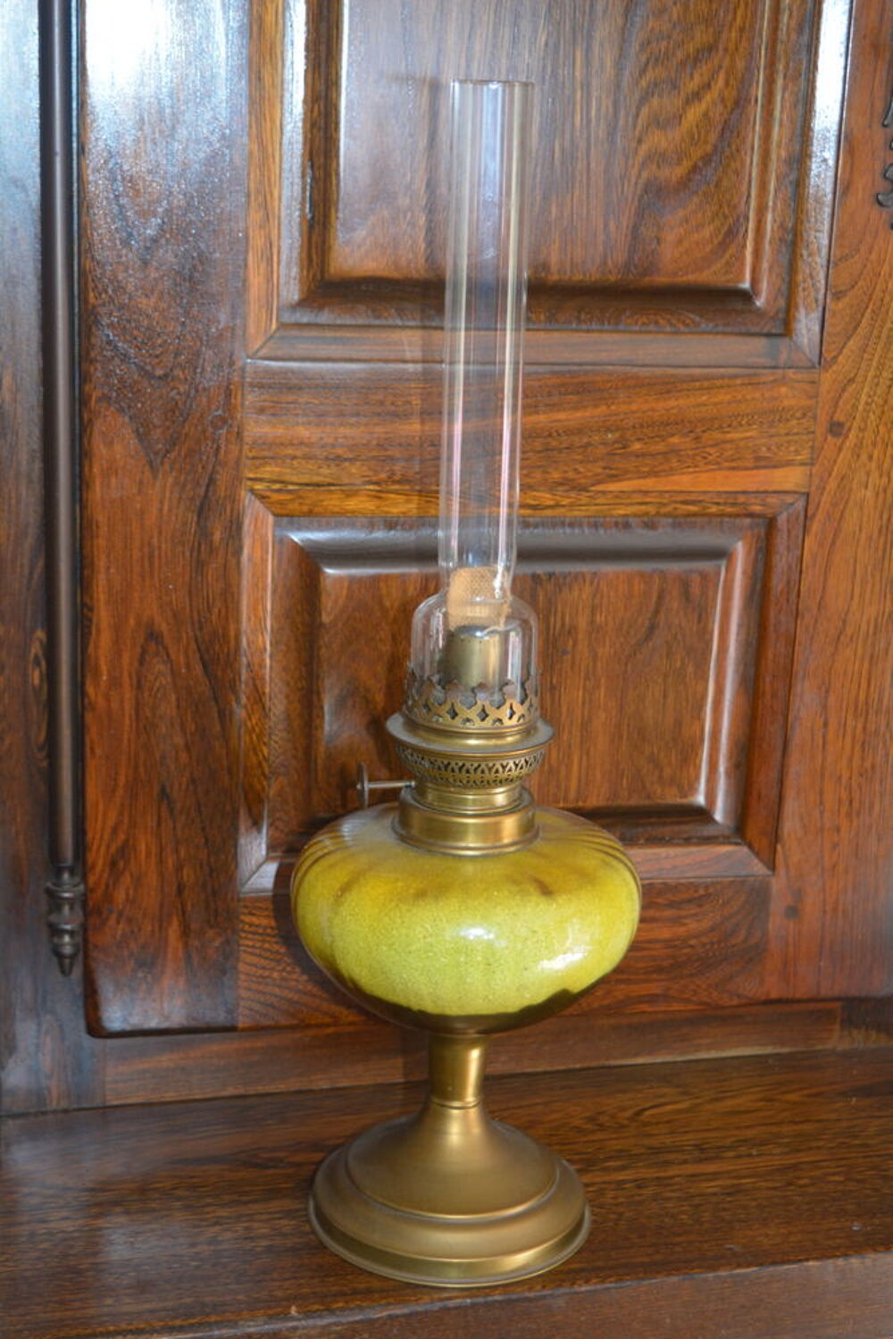 Lampe &agrave; p&eacute;trole. Décoration