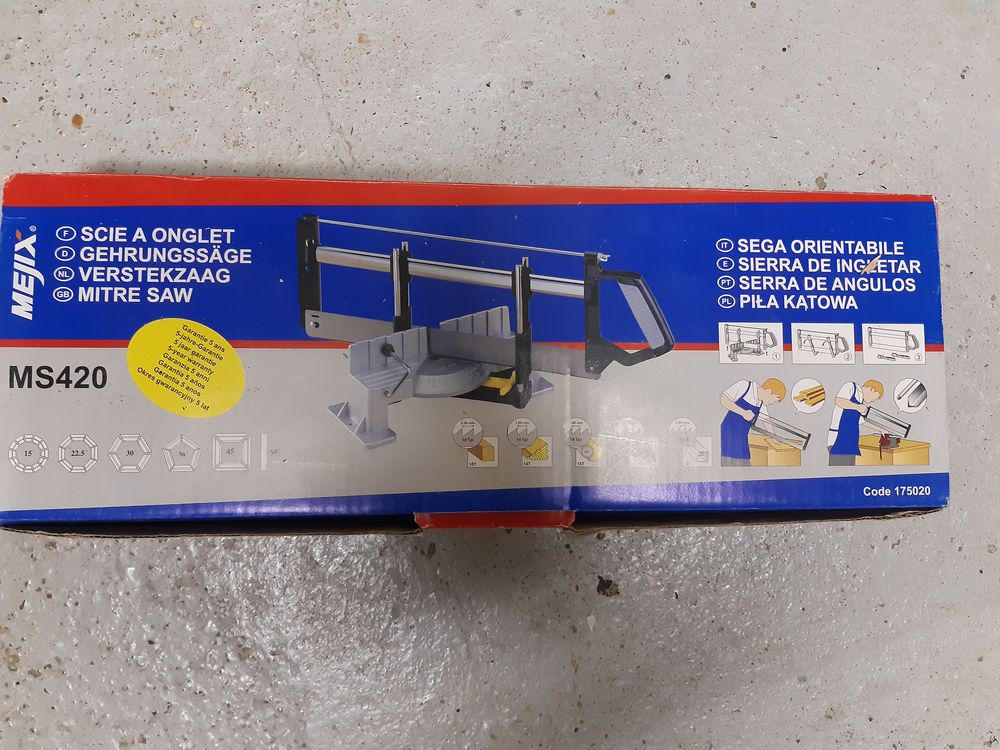 Scie &agrave; onglet MEJIX MS 420 Bricolage