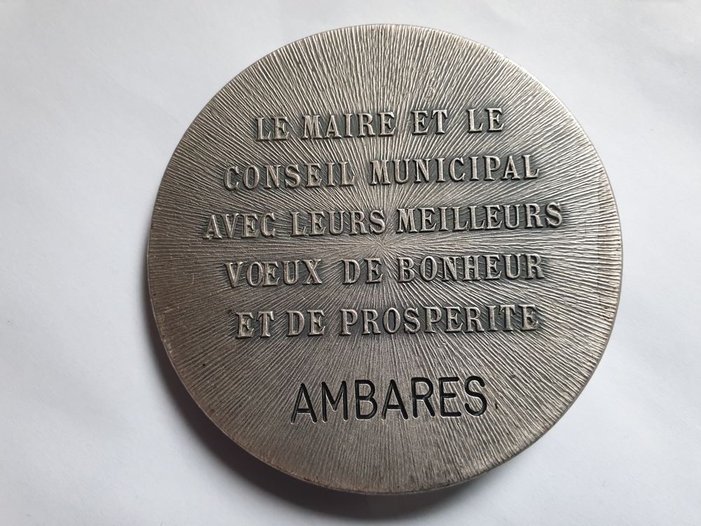 M&eacute;daille de Mariage
le Maire et le conseil municipal 