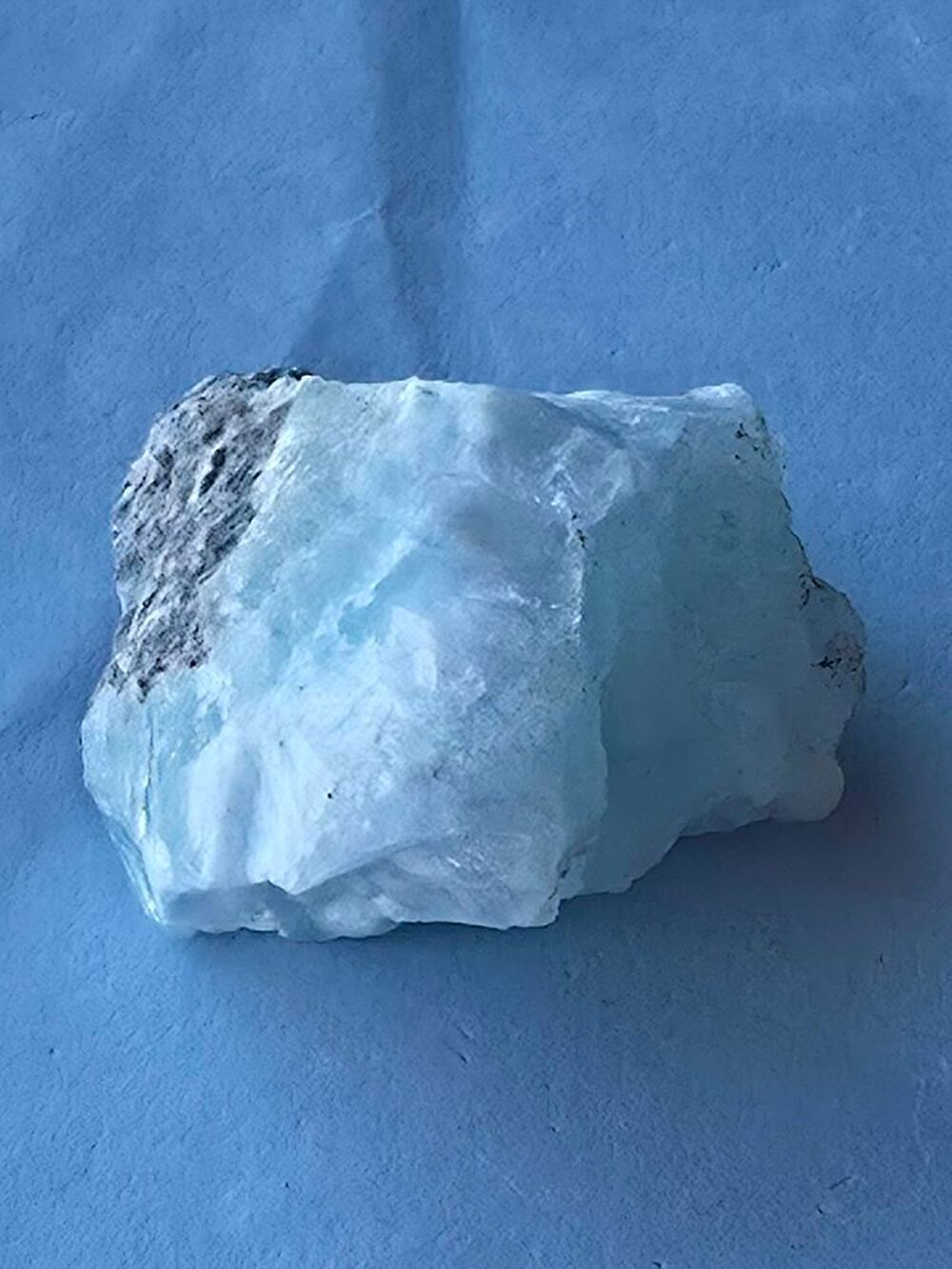 Sp&eacute;cimen H&eacute;mimorphite Bleut&eacute;e Etoil&eacute;e-RDC 21g 