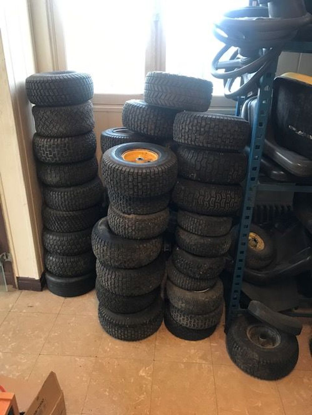 Roues pour tracteur tondeuse Bricolage