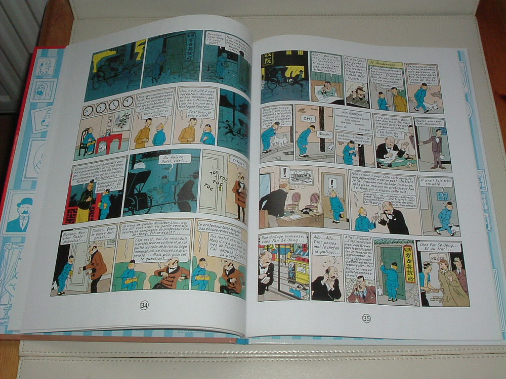 BD Tintin " Le Lotus Bleu " Livres et BD