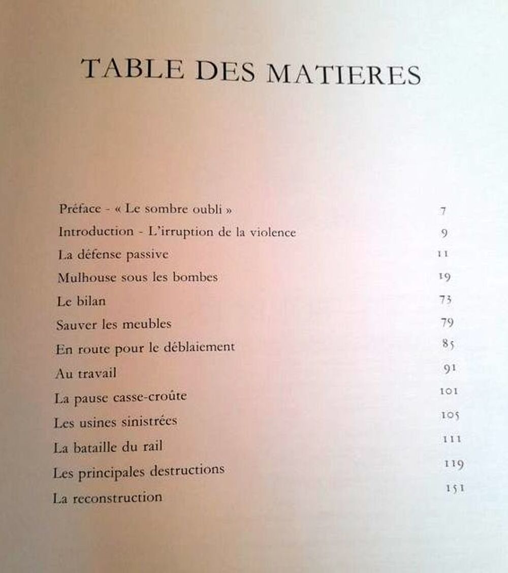 1944 Mulhouse bombard&eacute; Livres et BD