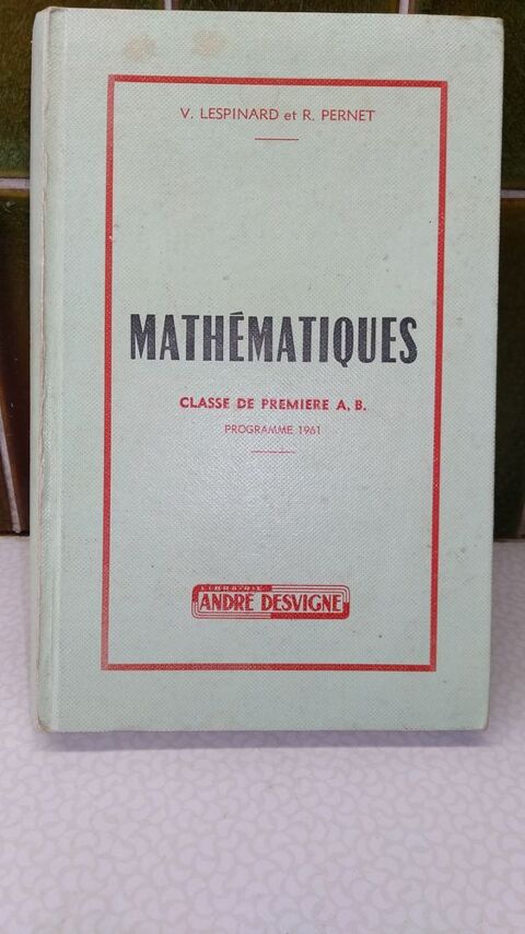 Mathmatiques par V. Lespinard et R. Pernet 25 Vanduvre-ls-Nancy (54)