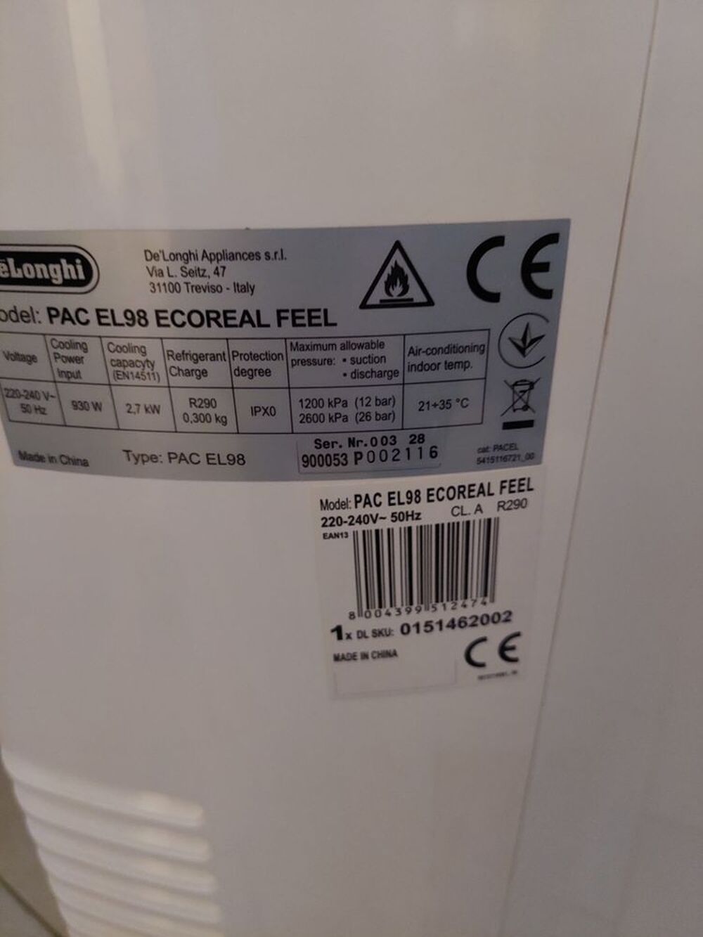 climatisation mobile Electroménager