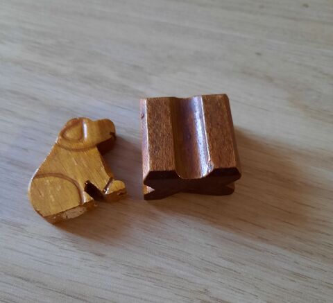 Lot Miniature chien labrador et banc tabouret bois fait main 4 Domart-en-Ponthieu (80)