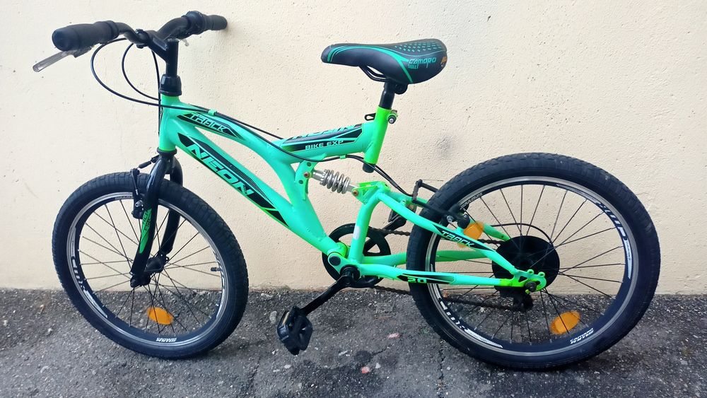 vtt 20 pouces suspendu ''neon vert'' 
Vélos
