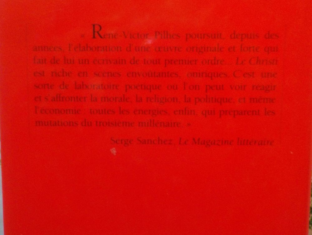 LE CHRISTI de Ren&eacute;-Victor PILHES Ed. France Loisirs Livres et BD